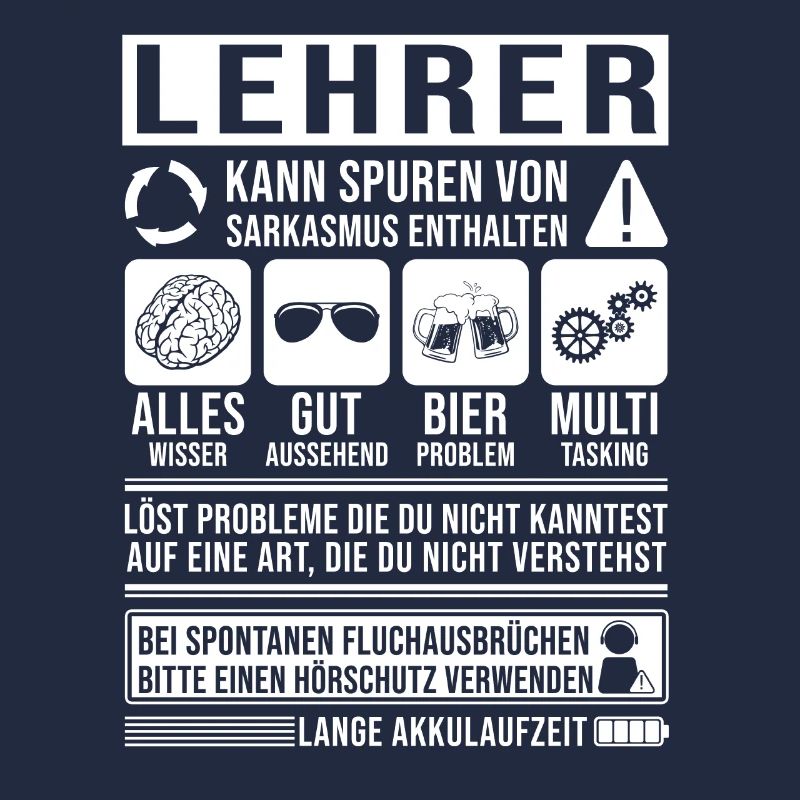 Lehrer Spruch lustig