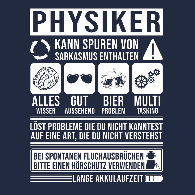 Physiker Spruch lustig