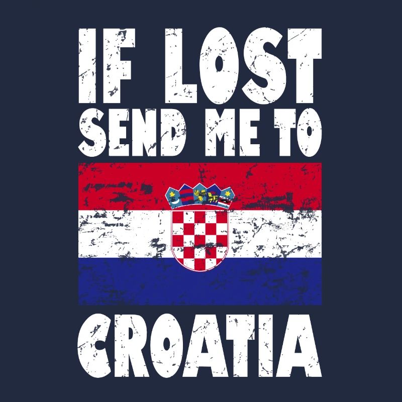 Kroatien Flagge Spruch
