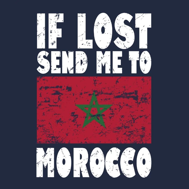 Morocco Flag Saying
