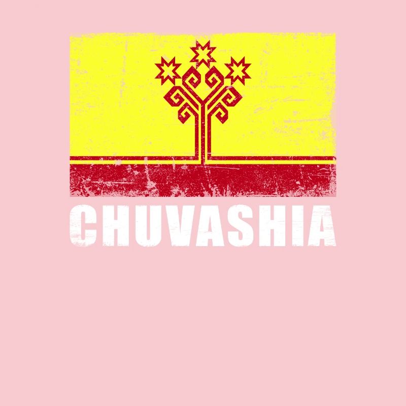 Chuvashi Drapeau Grunge Chuvashi Drapeau