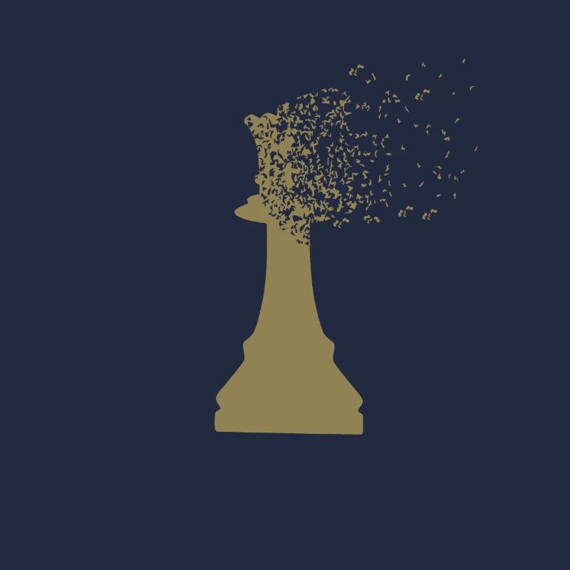 Dispersion du roi roi des échecs