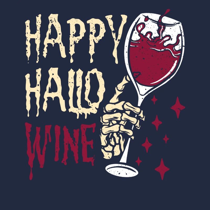 Happy Hello Wine Spooky Alcoholic
