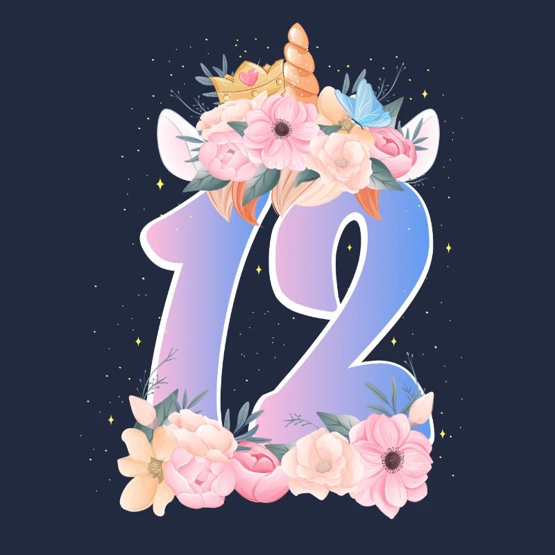 12 Couronne de licorne Mignon Bouquet de Fleurs 12.