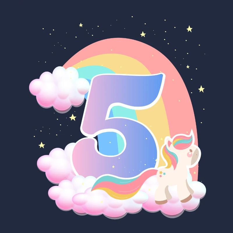 5 Licorne Rainbow Clouds Little Pony 5.