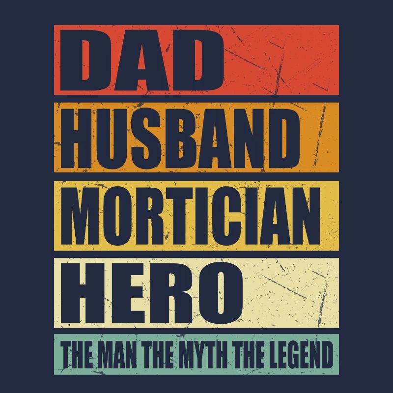 Vater Ehemann Bestatter Held
