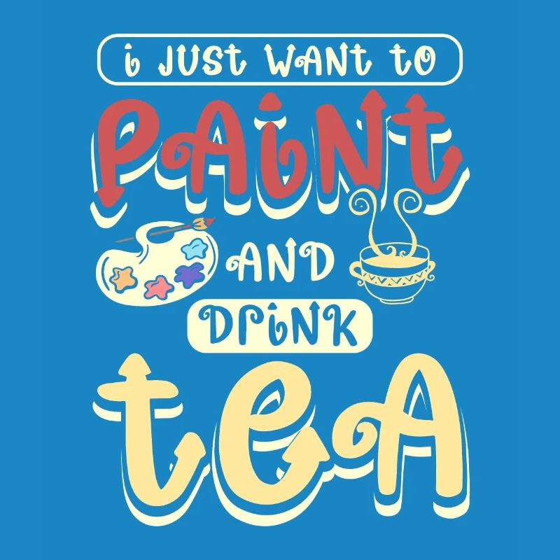 Paint and drink tea