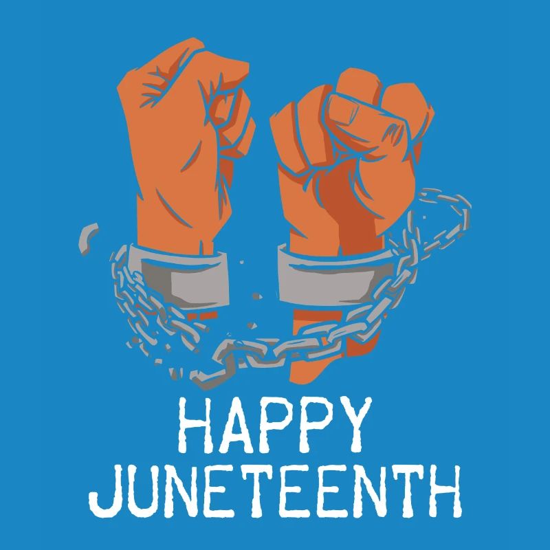 Joyeux Juneteenth Break Shackles Chain