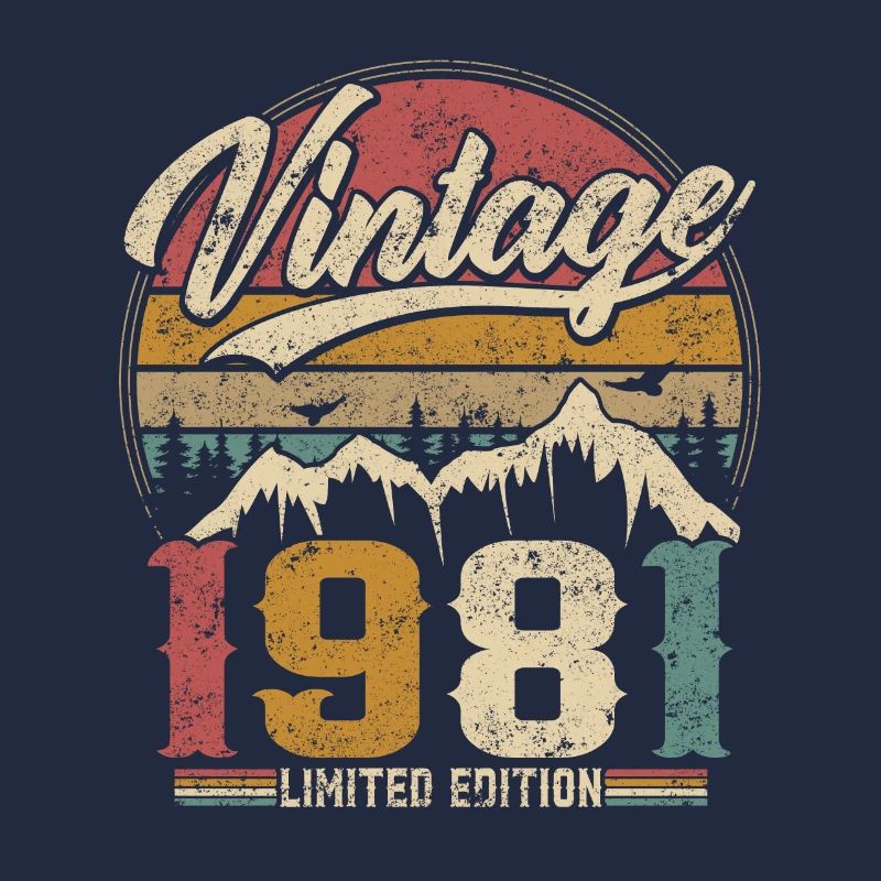 Vintage 1981 Limited Edition Geburtstagsgeschenk