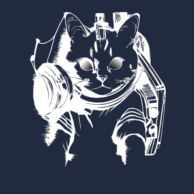 DJ Cat in White