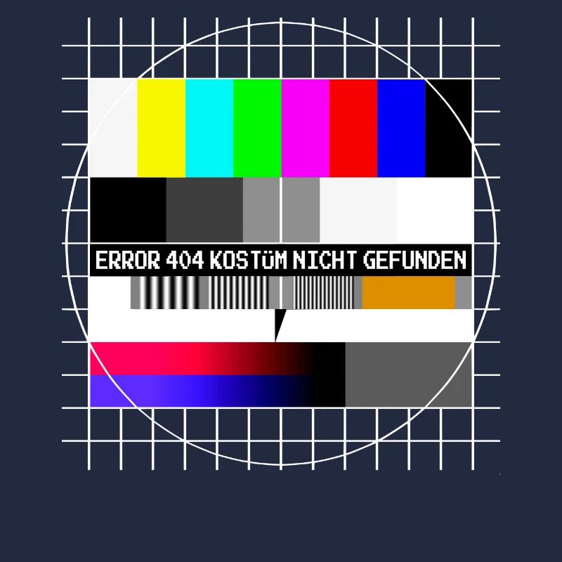 Testbild Error 404 Kostüm Nicht Gefunden Karneval