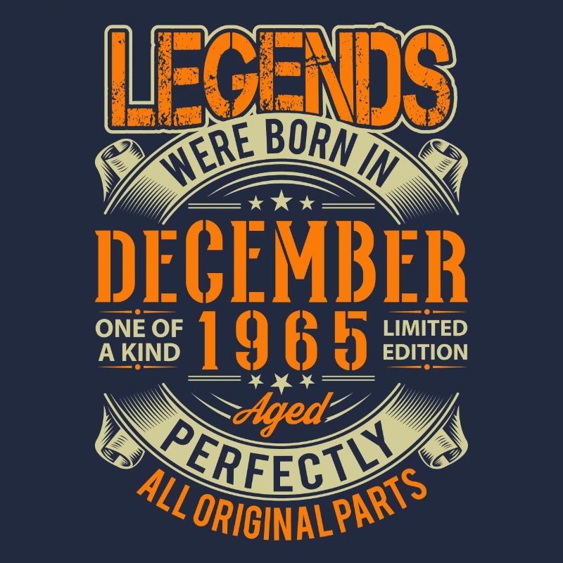 1965 Dezember Geburtstag Legende