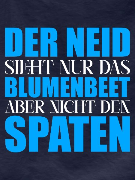 Neid Blumenbeet Spaten