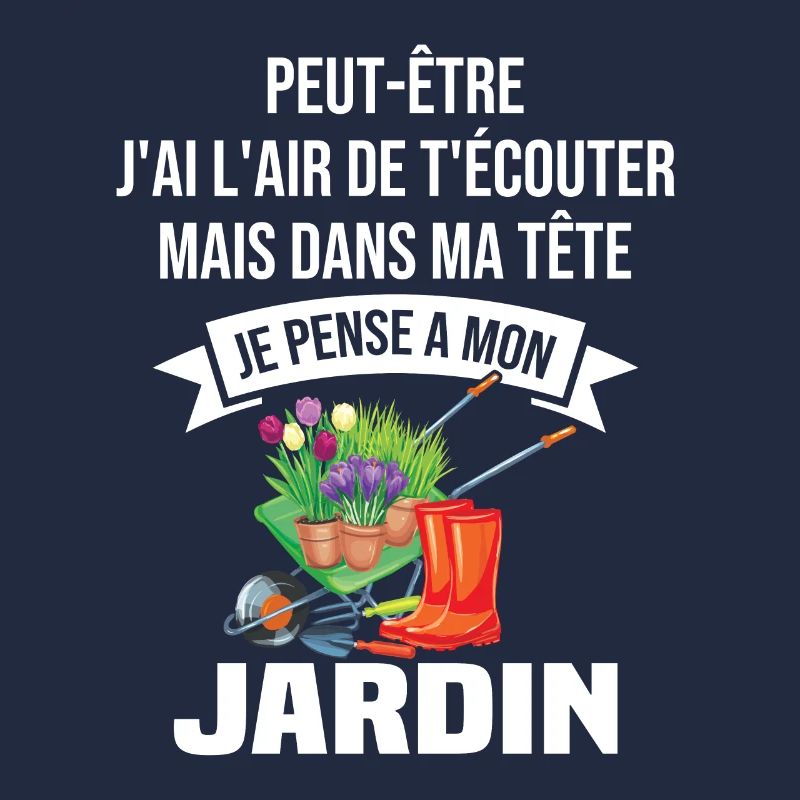 Dans ma tête je pense a mon jardin