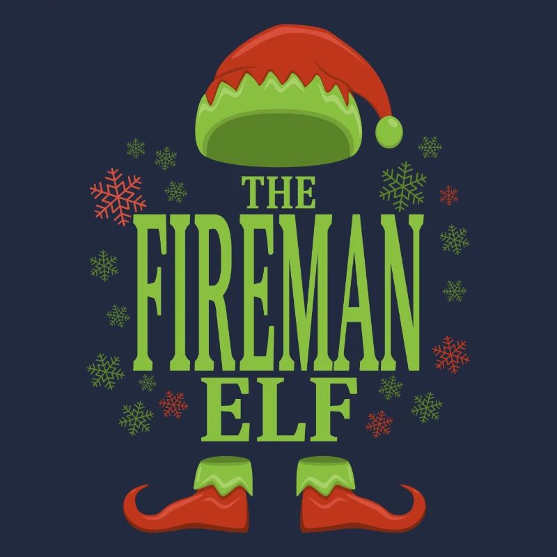 Pompier elfe de Noël