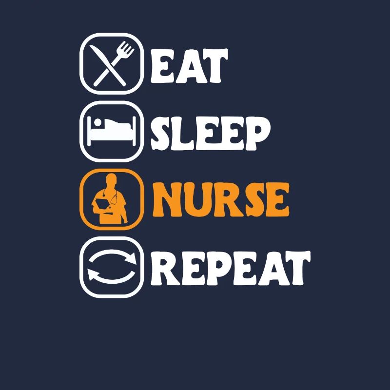 Eat Sleep Nurse Repeat Nursing Medical Gift idea