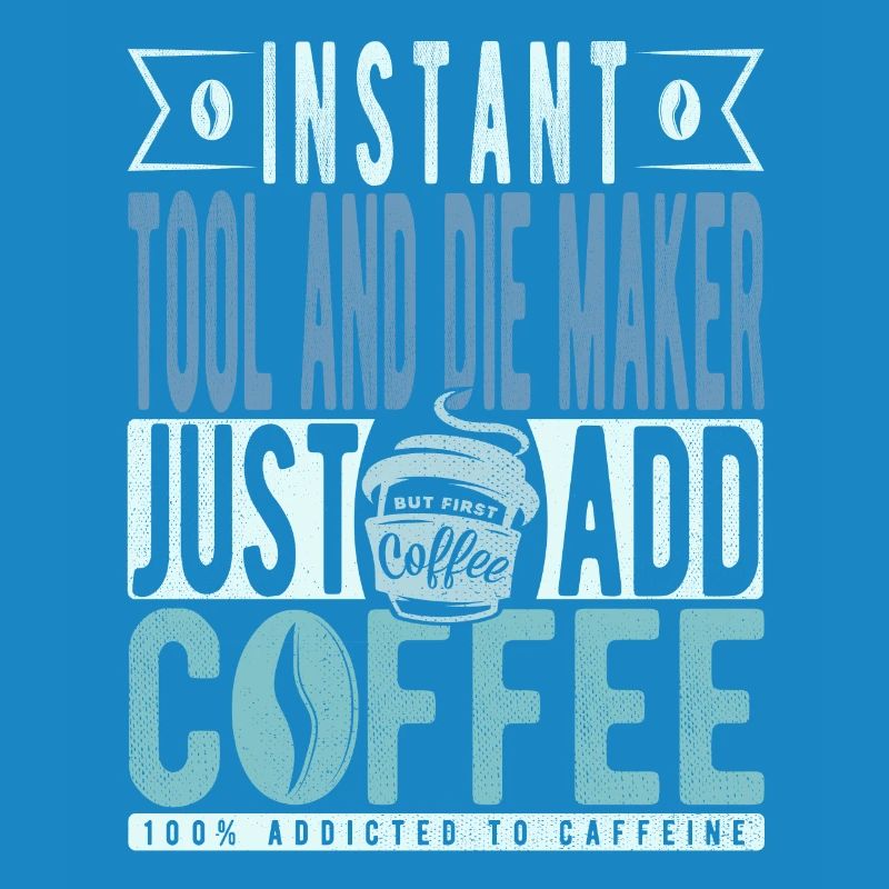 Tool and Stork Creator Coffee Saying