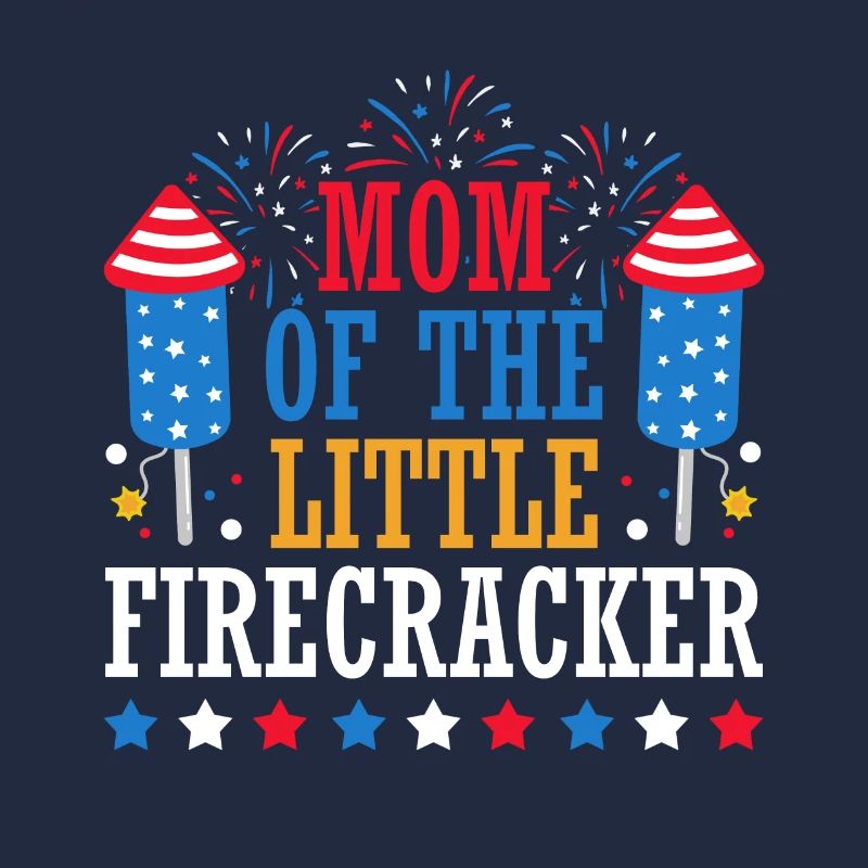 Mutter Des Kleinen Knallfrosches 4. Juli Feuerwerk