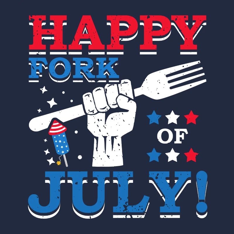 Happy Fork Of July Firecracker 4. Juli