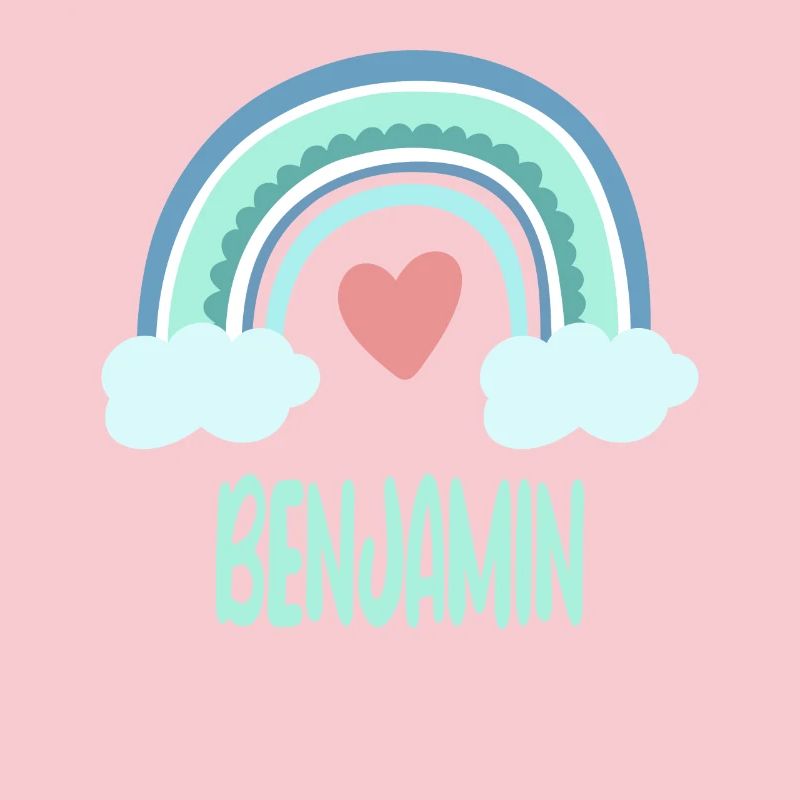 Benjamin Name Rainbow Baby