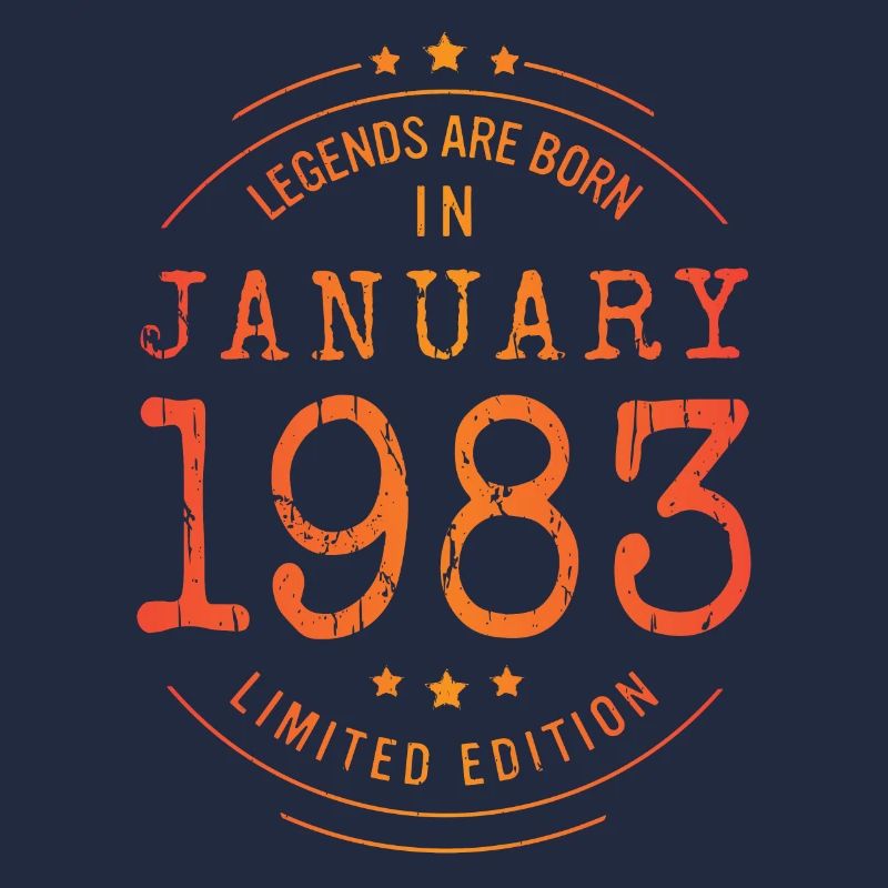 Anniversaire Janvier 1983 Edition Limitée Vintage