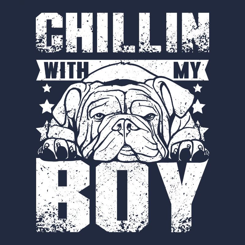 Chillin avec mon garçon bouledogue anglais