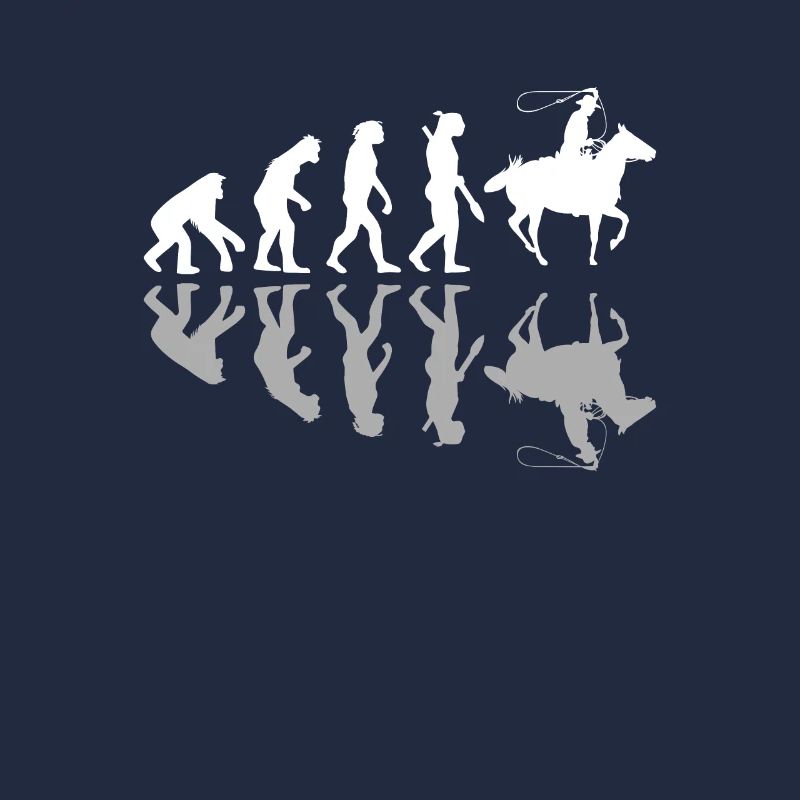 Cowboy Human Evolution Country Rodeo Horseback