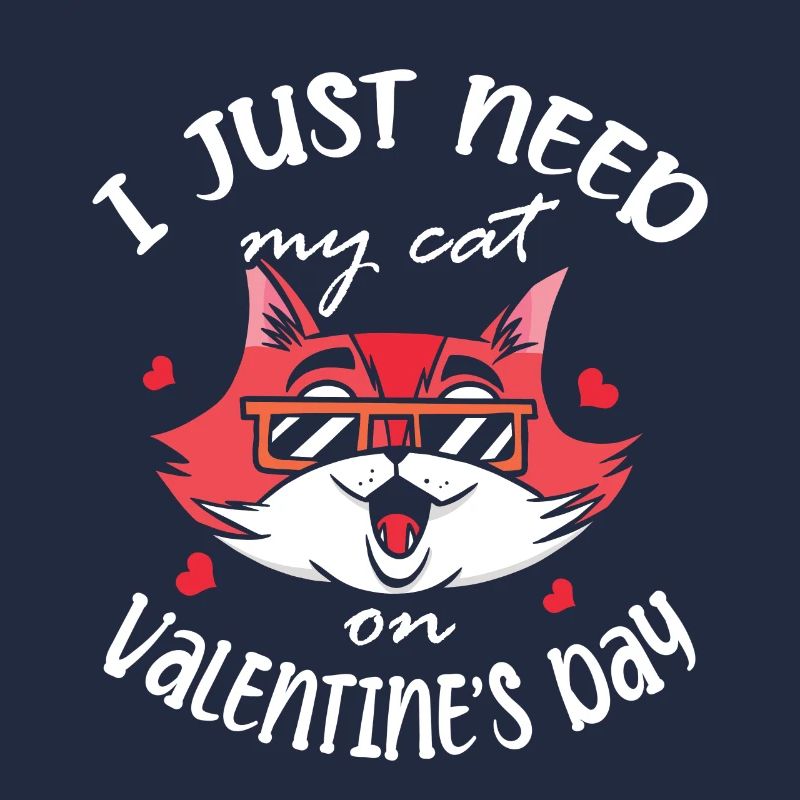 I just need my cat on Valentine's Day