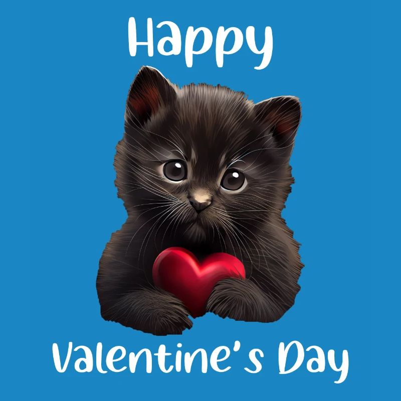 Chat de la Saint-Valentin