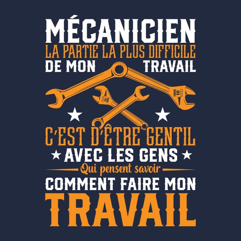 Mécanicien la partie la plus difficile mon travail