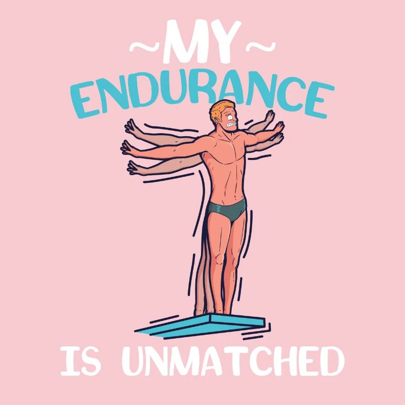 My endurance is second to none Pool diving