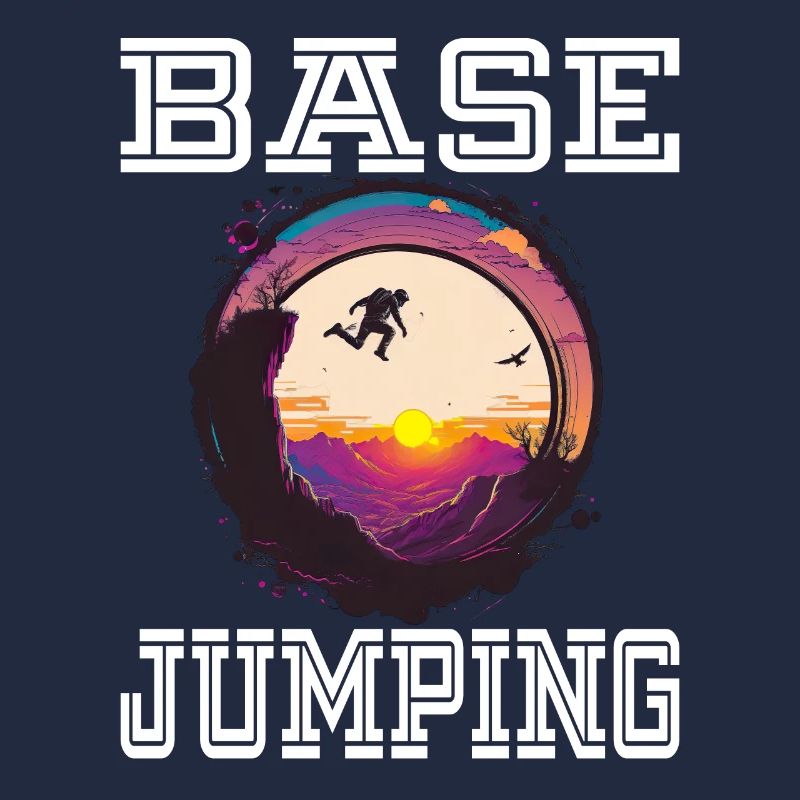 Base Jumping für einen Base Jumper