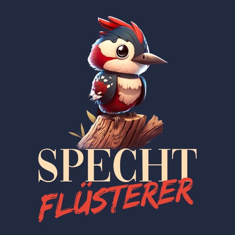 Specht Flüsterer Buntspecht Vogel