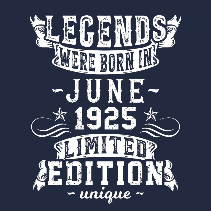 Date de naissance : juin 1925 Édition limitée vintage