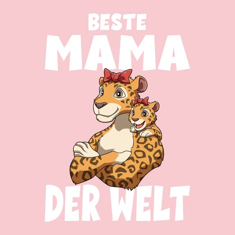 Beste Mama der Welt Muttertag Mutter Leopard für