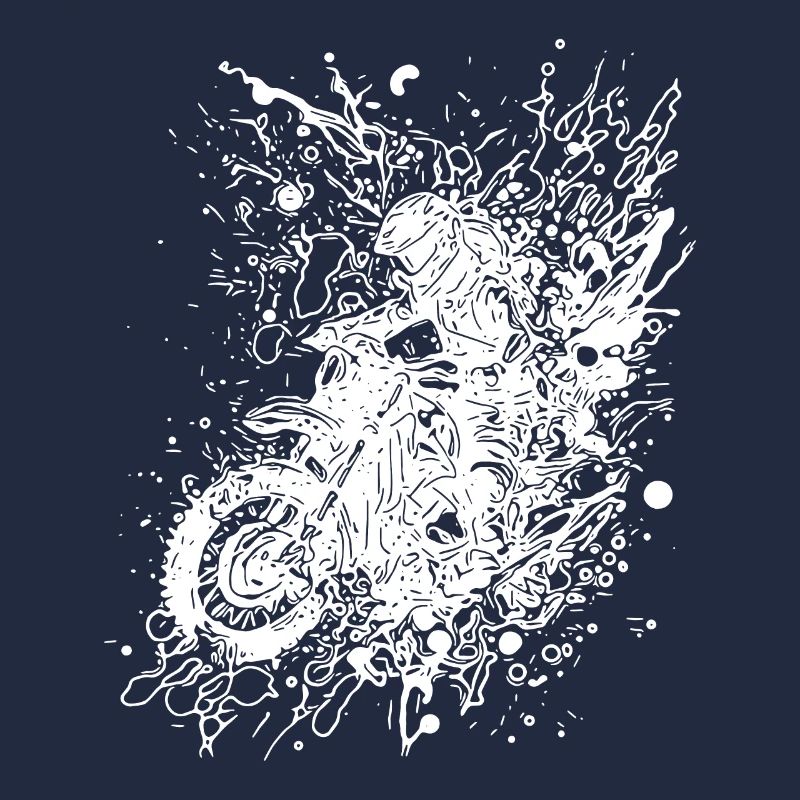 Splash Style Motorcycle Racing Off-Road Riding