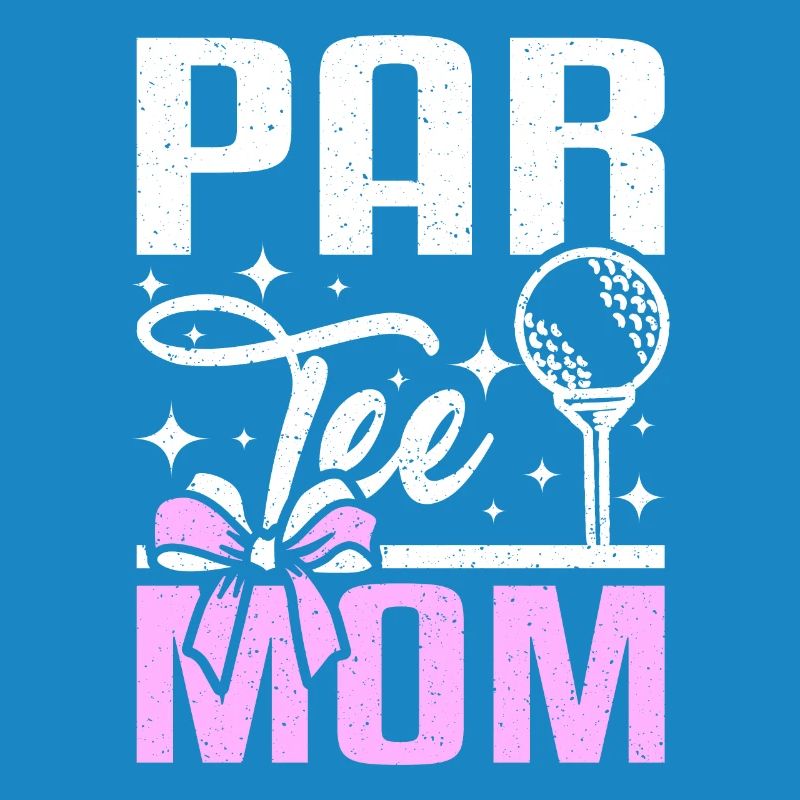 Design de maman par tee pour mère golfeuse