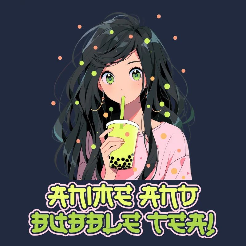 Anime et Boba Bubble Tea