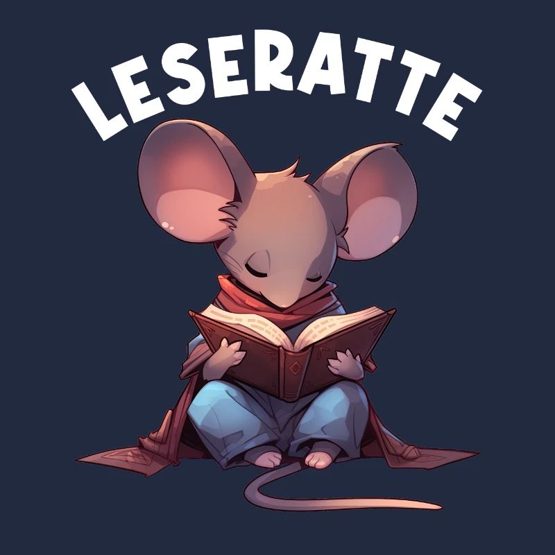 Leidenschaftlicher Leser Leserin Leseratte