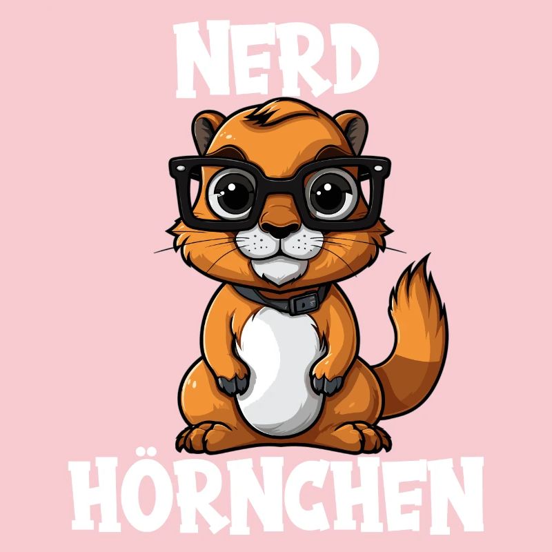 Nerdhörnchen Junge Jungen Erdhörnchen Nerdy Nerd