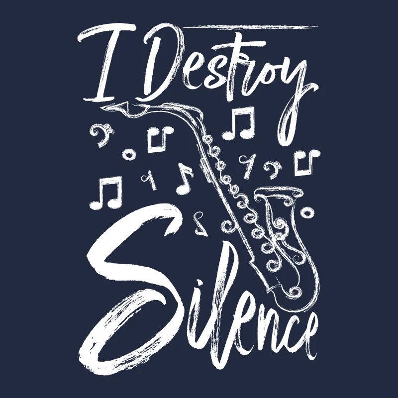 I destroy silence saxophonist