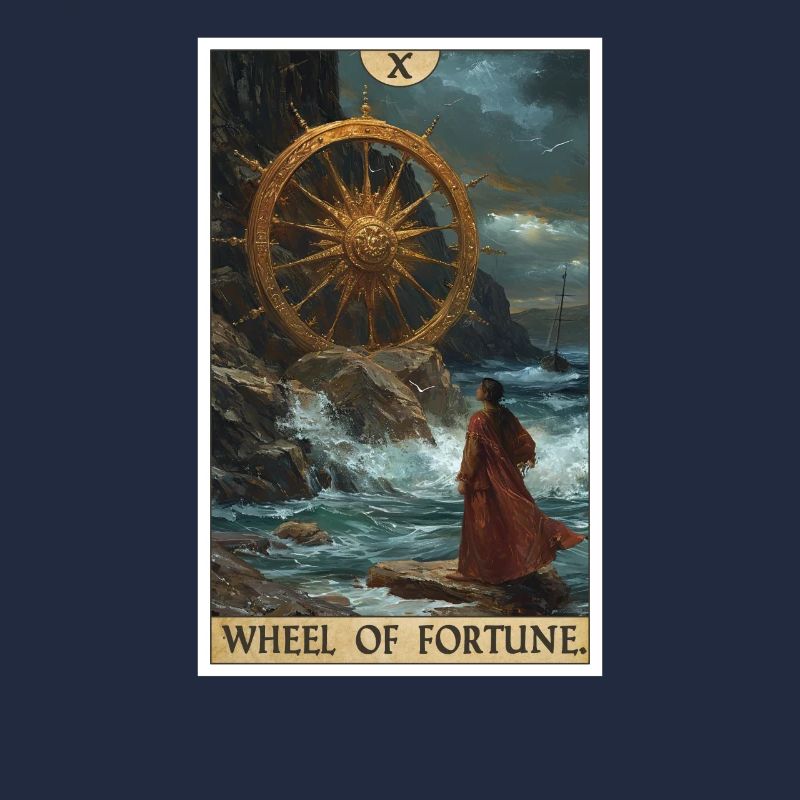 Carte de Tarot Roue de la Fortune Roue de la Fortune