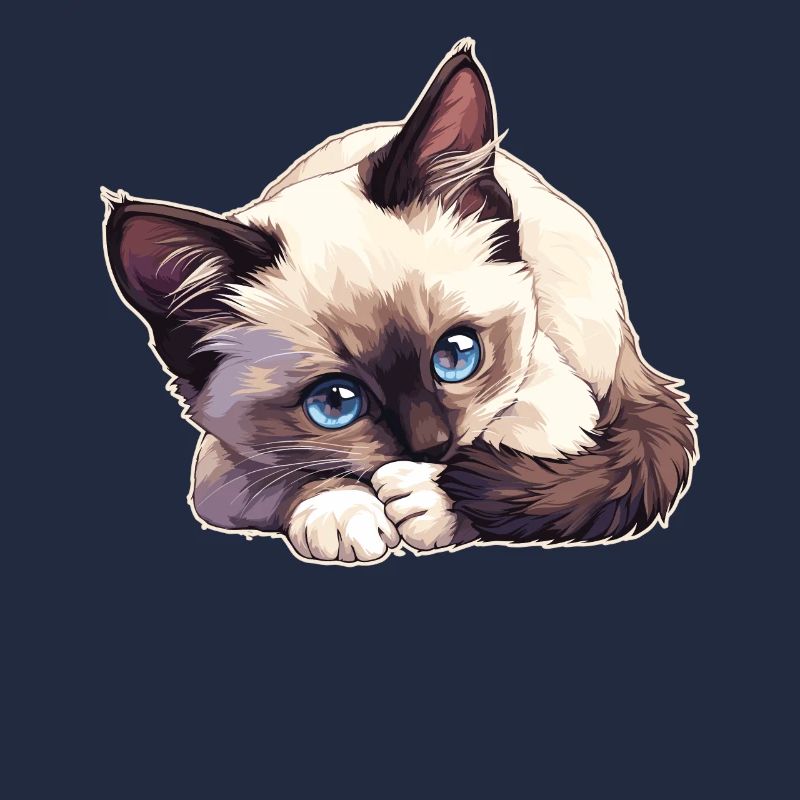 Chaton raquette Chat raquette