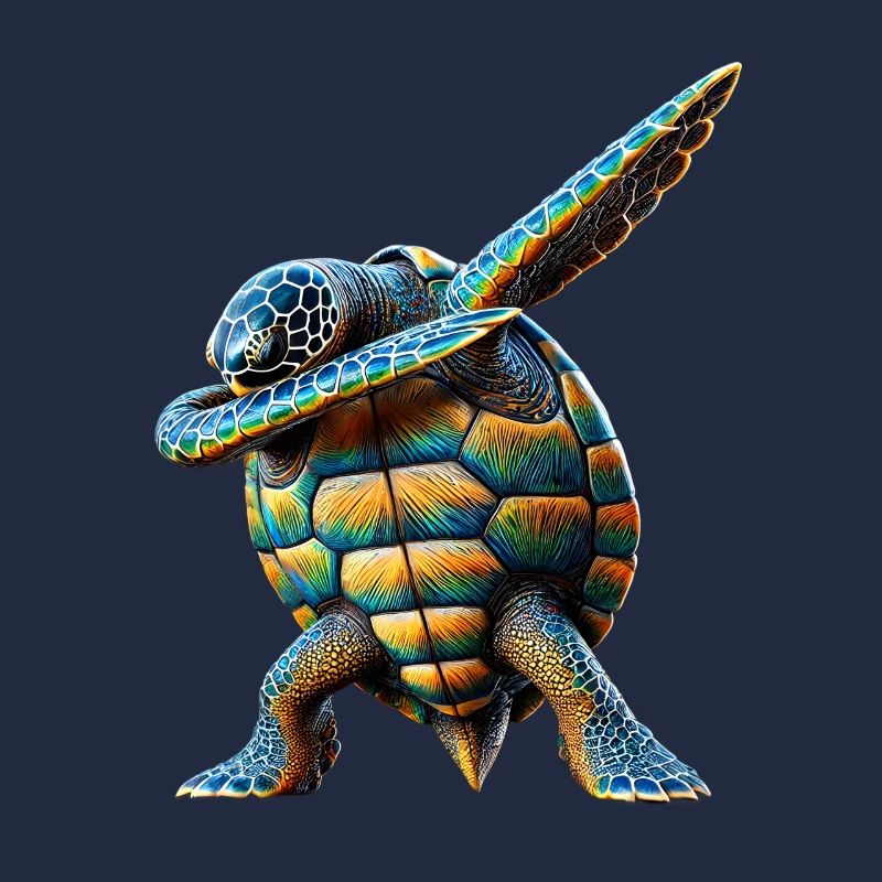 Funny Dabbing Sea Turtle Animal Lover