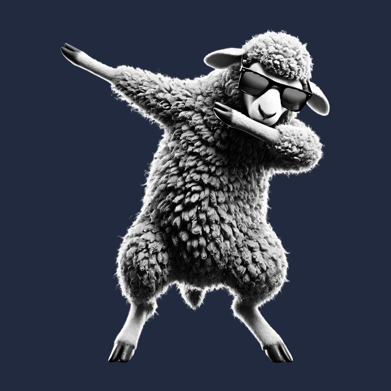Funny Dabbing Sheep Dancing Animal Lover Dab