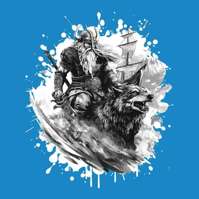 Viking Wolf Warrior Valhalla
