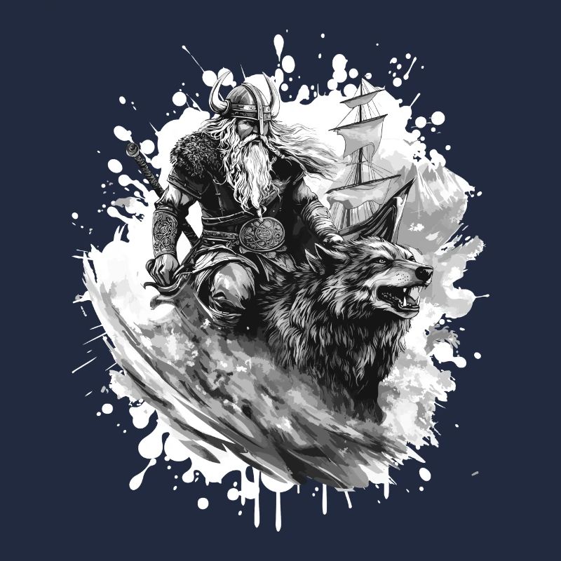 Wikinger Wolf Krieger Valhalla