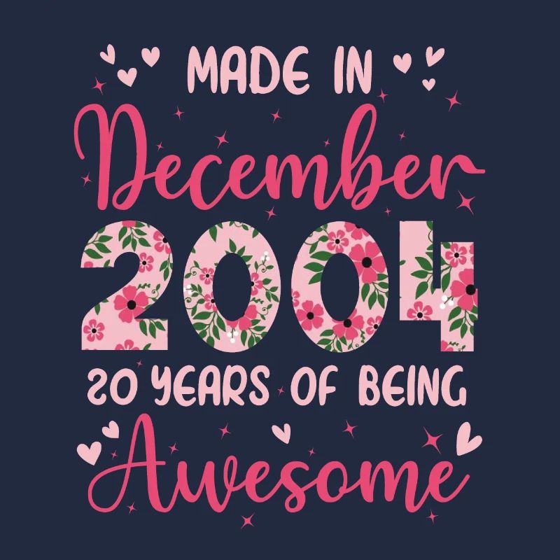 Dezember 2004 20. Geburtstag der Mädchen
