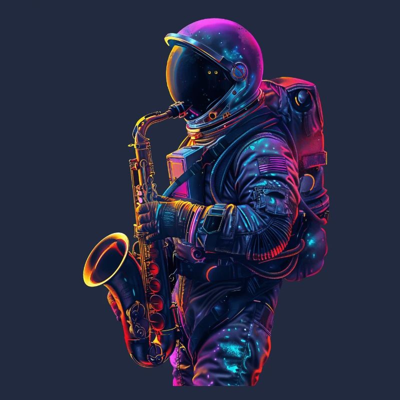 Saxophone astronaute