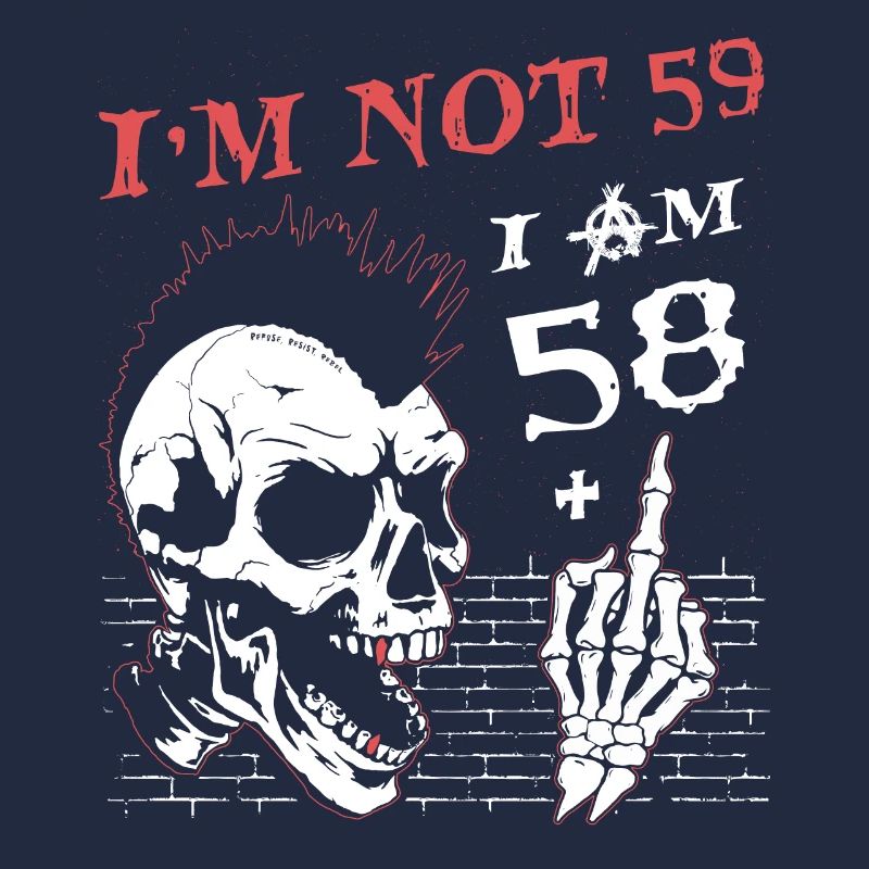 I Am 58 Plus Middle Finger - 59th Birthday